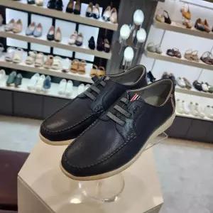 [ELCANTO]엘칸토 HC10 경량쿠션발등밴드보트슈즈 엘칸토웨빙포인트소가죽데크슈즈네이비3c (S41034022)