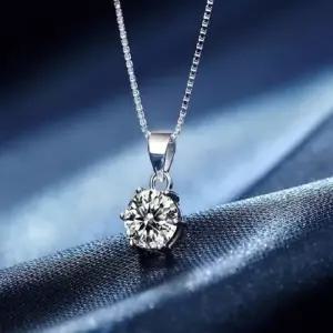 [윙윙쇼핑]925 도금 실버 큐빅 목걸이 체인 여성 선물 발렌타인 데이 크리스마스 이벤트