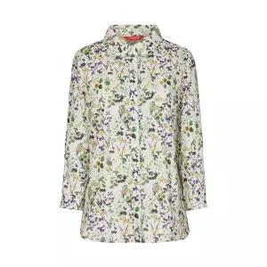 [크로커다일레이디][크로커다일레이디] 간절기용 코튼 아사의 리버티 플라워 프린트 블라우스_CLCFBL207