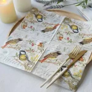 페어립 유니크 냅킨 1P 테이블 식탁 식기 매트 패드 냅킨아트 독일냅킨 냅킨그림 티매트