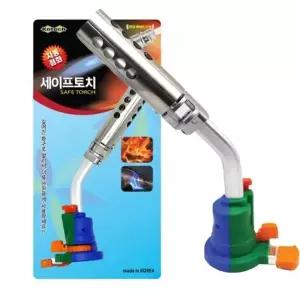 세이프 가스토치 K 438 캠핑 토치램프 원터치 자동 점화기 캠핑토치