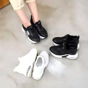 km1003 에어운동화 키높이 쿠션 7.5cm 치어리더 통굽 여성운동화 키높이신발 외출용 치어리더