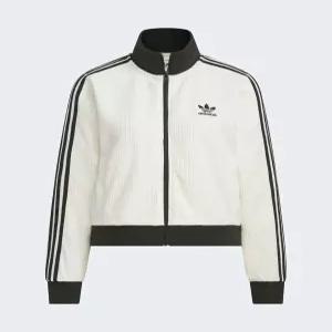 아디다스 오리지널스 니트 와플 크롭 트랙탑 오프 화이트 KC2649