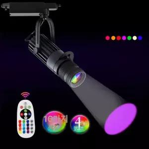 무대 핀조명 rgb 스팟 조절 조명 천장 리모컨 라이트 전시회 커넥터 스포트 핀 주소