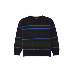 [STCO] [찰떡니트] 네이비 소프트 안티필링 라운드 니트-SKTTC07NMN