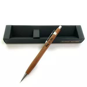 하비브라운 선물용 우드 각인샤프 0.5mm 복숭아 나무 무료 각인