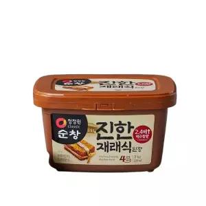 청정원 순창 진한 재래식 된장 2kg x1개