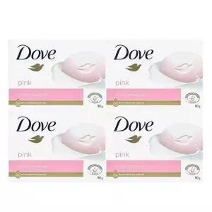 도브 핑크 세수비누 클렌징바 90g 4개입/세안바 스킨케어비누 피부관리비누 여드름비누 각질비누 청결비누