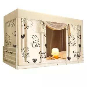 2층 침대 사각 커튼 난방텐트 이층침대 층침대 암막 방한텐트 1인용