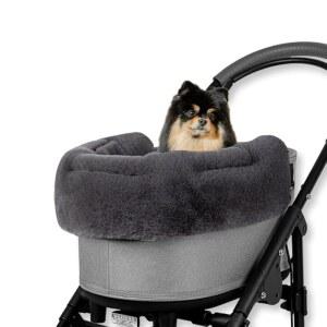 반려동물 유모차 커버 미포함 컴프터 빅토리아 투투 에디션 해리스펫 가드 전면 보호대 커버 전용 블랙 레이스 없음