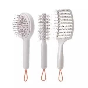 두피마사지빗 모발관리 두피모발브러쉬 브러쉬 3종세트