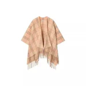 버버리 25 체크 울 캡 모자e 8102990 캐시미어 케이프 532011