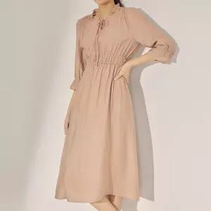 [미쏘]셔링 포인트 롱원피스(MIWOWA811B)