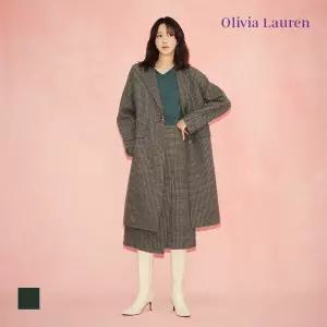 [올리비아로렌] 체크 세미 에이라인 스커트_VOCDK3W9321