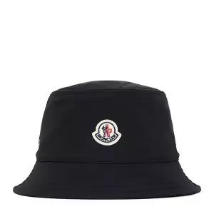 25FW 블랙 로고 패치 버킷햇 3B00034 57843 999