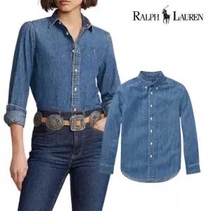 폴로 랄프로렌 보이즈 샴브레이 데님셔츠