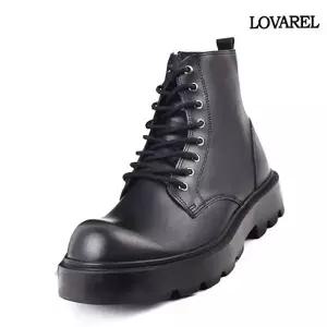 생활방수 안쪽지퍼 남성 하이탑 워커 군화 / 워커부츠