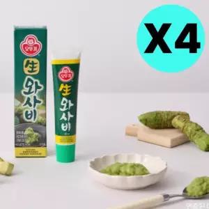 오뚜기 생 와사비 고추냉이 겨자 43g 4개 짜먹는 튜브
