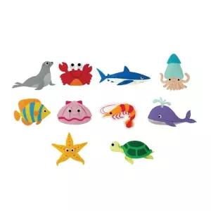 펠트 찍찍이 교육자료(모형) 바다생물/알파벳 도서 랜드 크리스마스 소품 파티 인형 피규어 치료 수업