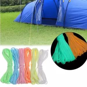 야광 텐트 로프/빨래/등산/여행/안전/밧줄/실내/고정/캠핑/빨레/타프/다용도/건조/산업/무타공/공간/활용
