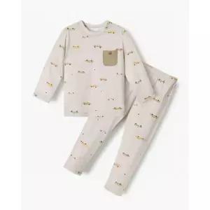 UNIFRIEND 드로잉카 60수면스판 9부내의 상하세트