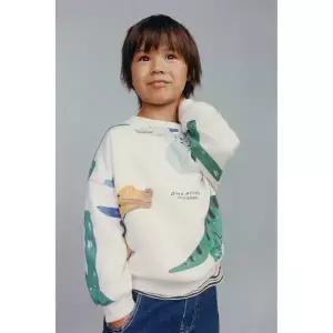 국내배송 ZARA 자라 아동 키즈 주니어 공룡 프린트 스웨트셔츠 아이스 1880907805 1389882