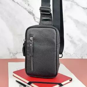 [콩심팥심]가죽가방 남성 슬링백 여성 미니 소형 여행용 데일리 작은가방