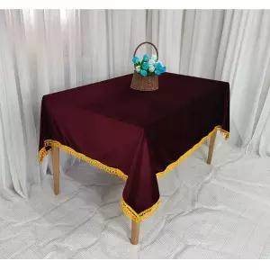 벨벳 행사용 테이블보 180cmx150cm/웨딩홀/장식/교회/전시회/회사/사무실/고정/뷔페/방수/무지/대형/캠핑