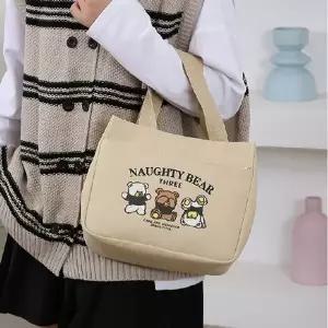 [지앤지]귀여움 폭발 곰세마리 보조가방 소풍가방 냉장고 가방 캐릭터 보냉백   보냉백  도시락가방  휴대