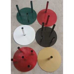 페이퍼아트 받침대 종이꽃 공예 화이트1구멍20cm 자이언트 플라워 재료