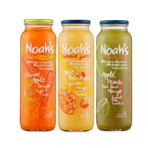 노아주스 3가지맛(당근진저+바나나리치 망고+키위 복숭아 망고) 260mlx 6개
