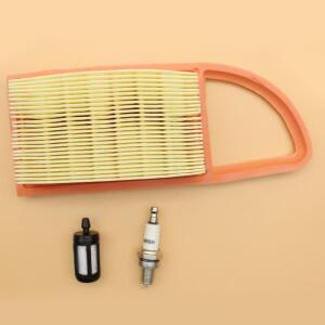 에어 필터 클리너 및 4 행정 점화 플매트 카펫 러그 연료 세트 STIHL BR600 백 팩 송풍기 CMR6H / Stens 60