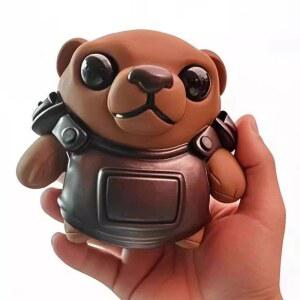 사운드곰인형 소리나는곰돌이소품 발로란트 아이스박스 11CM 침묵 전술 곰핀 폭안룡 음성 곰돌이 소품 블루