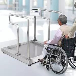 특수 체중계 저울 아날로그 측정 무게 바닥 휠체어