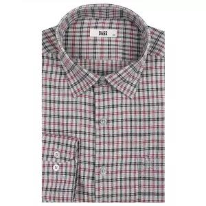 [닥스](강남점)25년 FW 이지케어 스몰체크 겨울 기모 레귤러핏 캐쥬얼남방 DLW3SHCL111R1