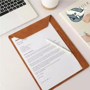 [셀러에이드]모던 가죽 서류 정리함 클립보드 펜홀더 파일판 자석결재판