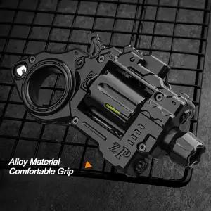 화약총 전동건 비비탄가스건 EDC 피젯 스피너 리볼버 장난감 합금 미니 건 모델 금속 수집용 반지 총 재미