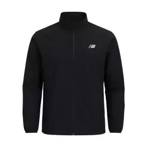 뉴발란스 에센셜 러닝 우븐 러닝 남성 바람막이 집업 자켓 점퍼 블랙 MJ41243-BK