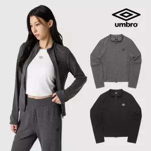 [엄브로](강남점)우먼스 골지 슬림핏 니트집업 자켓 UQ412CFTO1