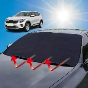 셀토스 차량 앞유리 커버 덮개 햇빛가리개 성에방지커버 앞창가리개 사계절용 맞춤형 자외선차단 일반