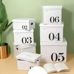 키밍 종이 정리함 상자 소품 수납함 다용도