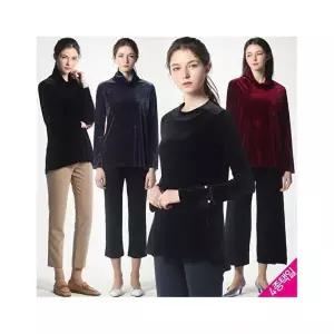 [르오트][홈쇼핑방송/르오트(LeOT)] 앨리스 코지 데일리 벨벳 블라우스 (4종택일)-사이즈 55~99다양 336806