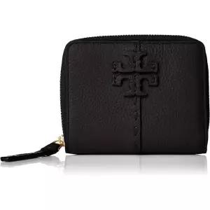 카드 지갑 케이스 파우치 토리 버치 64522 001 여성용 양면 맥글로우 미니 블랙