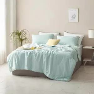 [셀러허브][썸니아] 썸니아 고밀도 면 모달 차렵 이불 - 퀸 라이트그린 (S39635249)