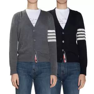 [톰브라운][라이크어스타] 25SS 톰브라운 사선완장 울 가디건 여성 모음 FKC334A Y1014