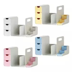 수납 책꽂이 간이데스크정리함 펜꽂이 정리함 오거나이저 연필 화장품 소품 소품함 수납함