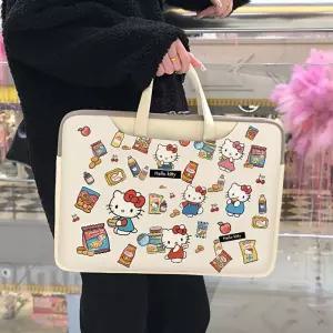 노트북 가방 파우치 케이스 직장인가방 겸용 노트북가방 키티노트북파우치 파우치 태블릿수납