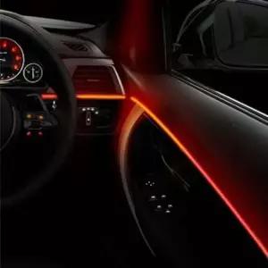 차량실내등 자동차 LED바 엠비언트 라이트 줄조명 무드등 흰색 6M