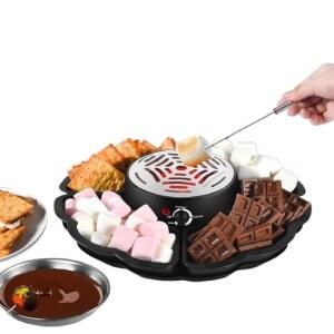 전기 스모어 메이커, 테이블탑 실내 키트, 분리형 트레이 4개와