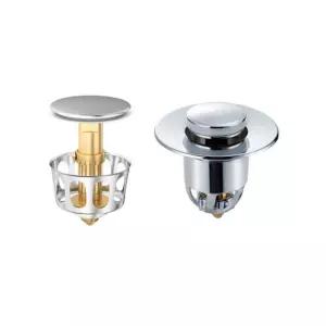 욕실 세면기 누름 배수마개 원터치 팝업 버튼형 트랩 배수 스톱 차단